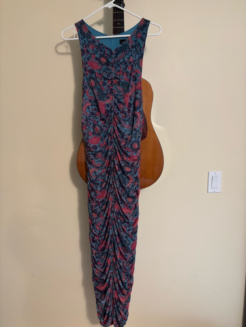 House of Harlow Ruched Maxi Dress